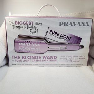 Pravana The Blonde Wand Iron & Pure Light Creme Lightener Box Set